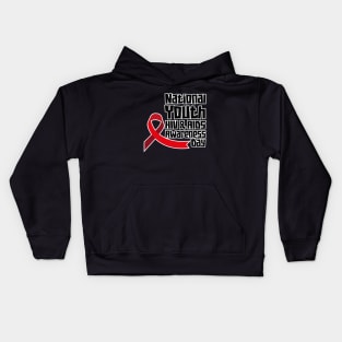 National Youth HIV and AIDS Awareness Day – April Kids Hoodie